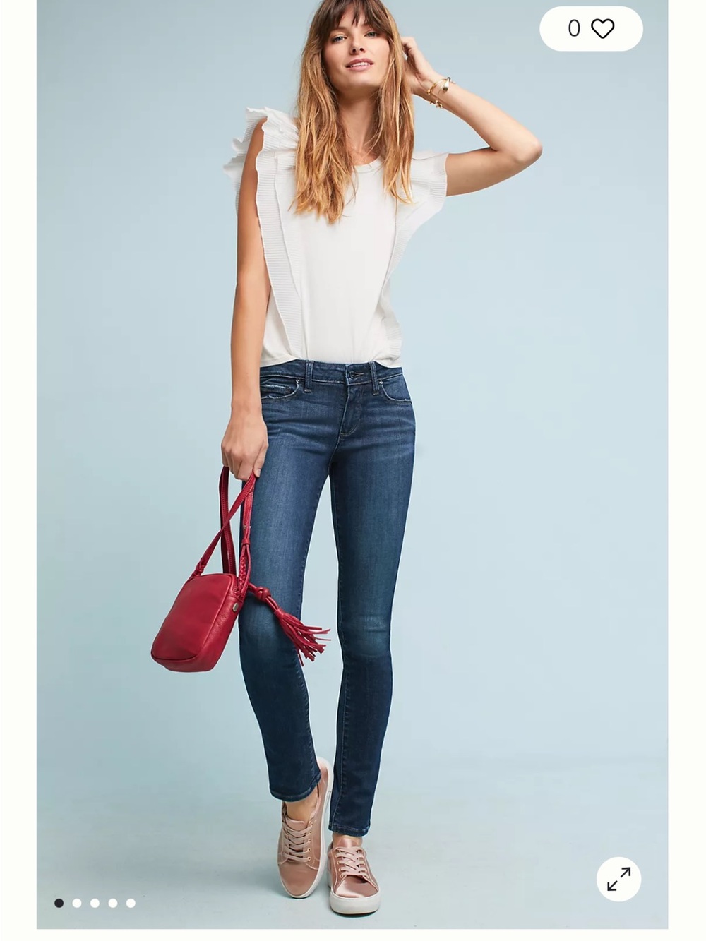 Paige Skyline Skinny Mid-Rise Jeans 28